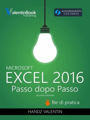 cover image of Excel 2016 Passo dopo Passo